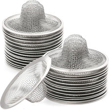 Sink Drain Strainer, 30Pcs 2.75" Top / 1 1/8" Bathroom Sink Strainer, Stainless
