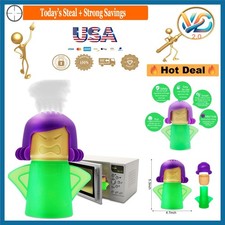 Green Angry Mama Microwave Cleaner Steam Oven Cleaner Easily Removes Stains