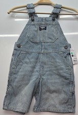 Oshkosh B'Gosh striped Overalls Shorts - Size 4T