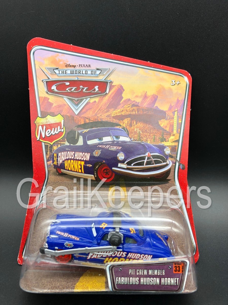 Disney Pixar Cars Pit Crew Fabulous Hudson Hornet Doc Headset 1:55