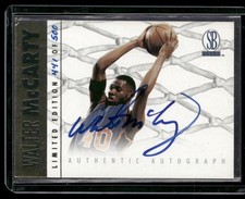 1997-98 Score Board Autographed #NNO Walter McCarty 1997 Rookies Rc Auto /500