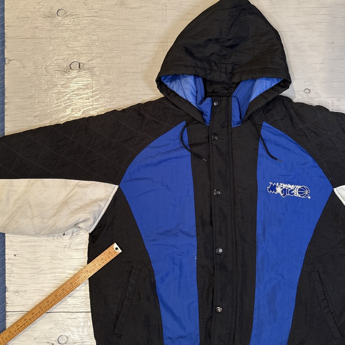 Vintage 90s Starter NBA Orlando Magic Full Zip Hooded Basketball