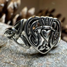 Claddagh Ring Love Ireland Ladies Promise Ring Irish Engagement Ring Gift 925