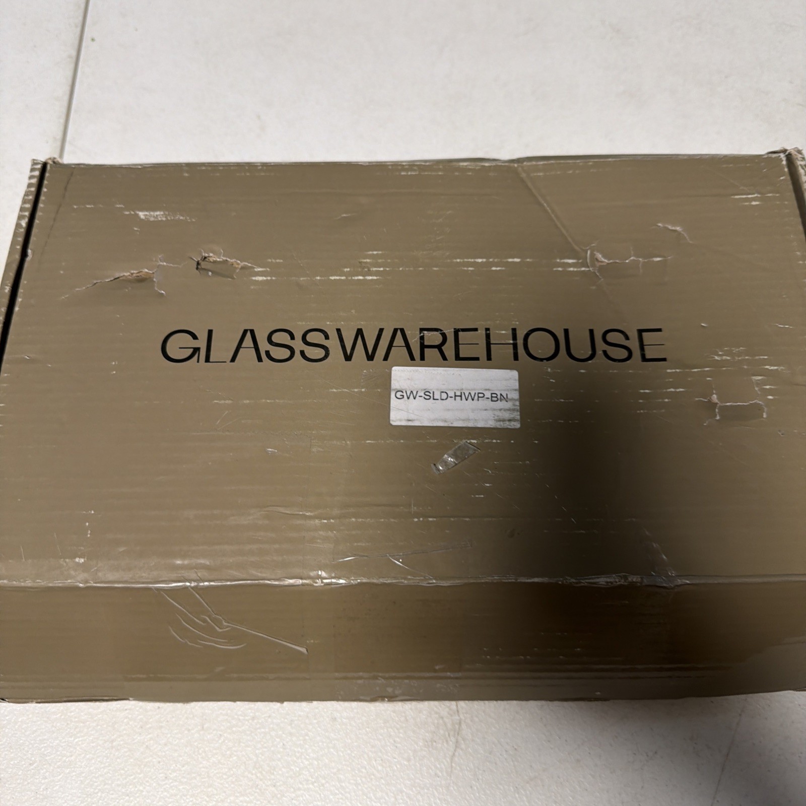 Glass Warehouse GW-SLD-HWP-BN Sliding Shower Door Handles Br