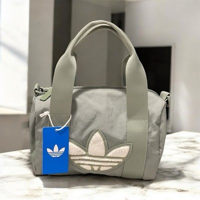 Adidas Chenille Crossbody Bag / Moss  Green