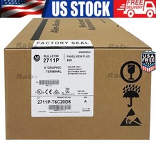 2022 NEW Sealed Allen-Bradley 2711P-T6C20D8 PanelView Plus 6 Graphic Terminal