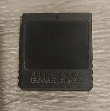 Official Nintendo GameCube Black Memory Card 251 Blocks DOL-014 Genuine OEM