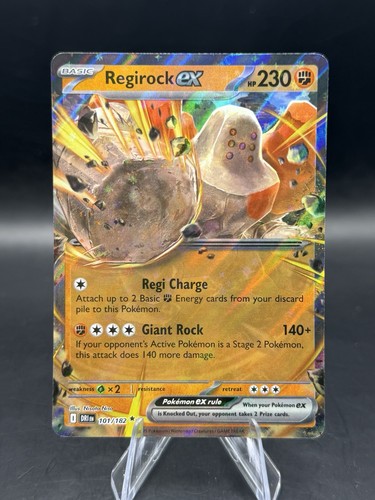 Pokemon - Regirock ex 101/182 - LP Holo Double Rare - Destined Rivals