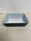 Pyrex Black 503 RODNEY KENT STARLINE Matte Black Refrigerator Dish 1-1/2 Qt MCM
