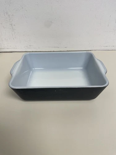 Pyrex Black 503 RODNEY KENT STARLINE Matte Black Refrigerator Dish 1-1/2 Qt MCM