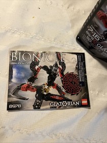 LEGO Bionicle 8978 Glatorian Skrall, Complete CIB Canister & Manual