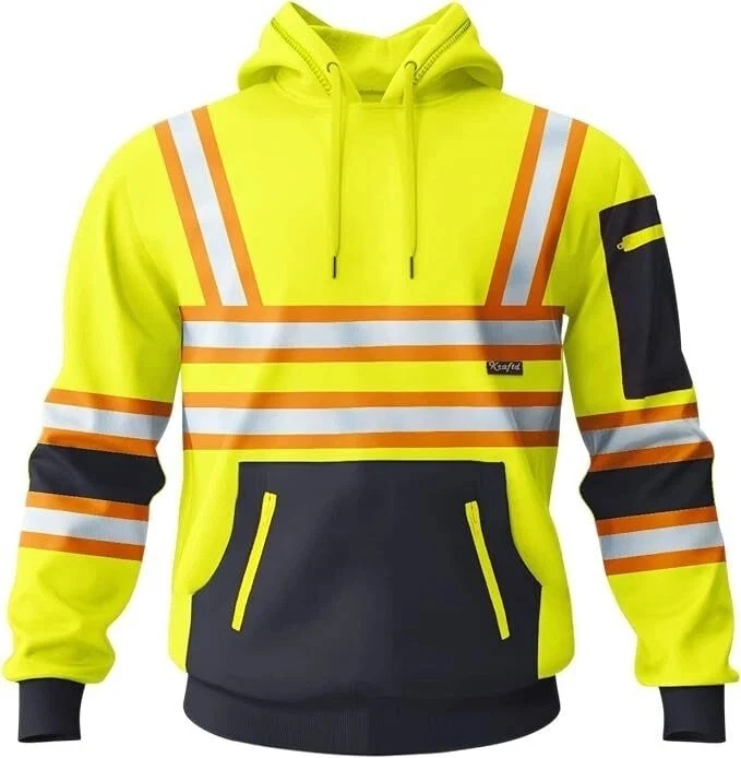 Simulating men's work clothes 3D printed hoodie