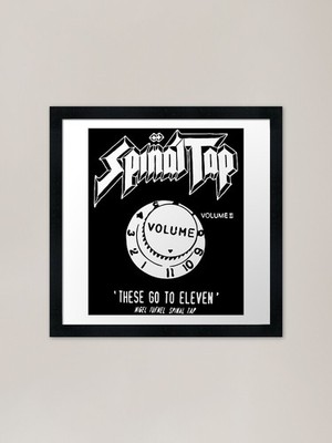 Spinals Taps Volume These Go To Ele gerahmtes Wandbild Poster Leinwanddruck Bild
