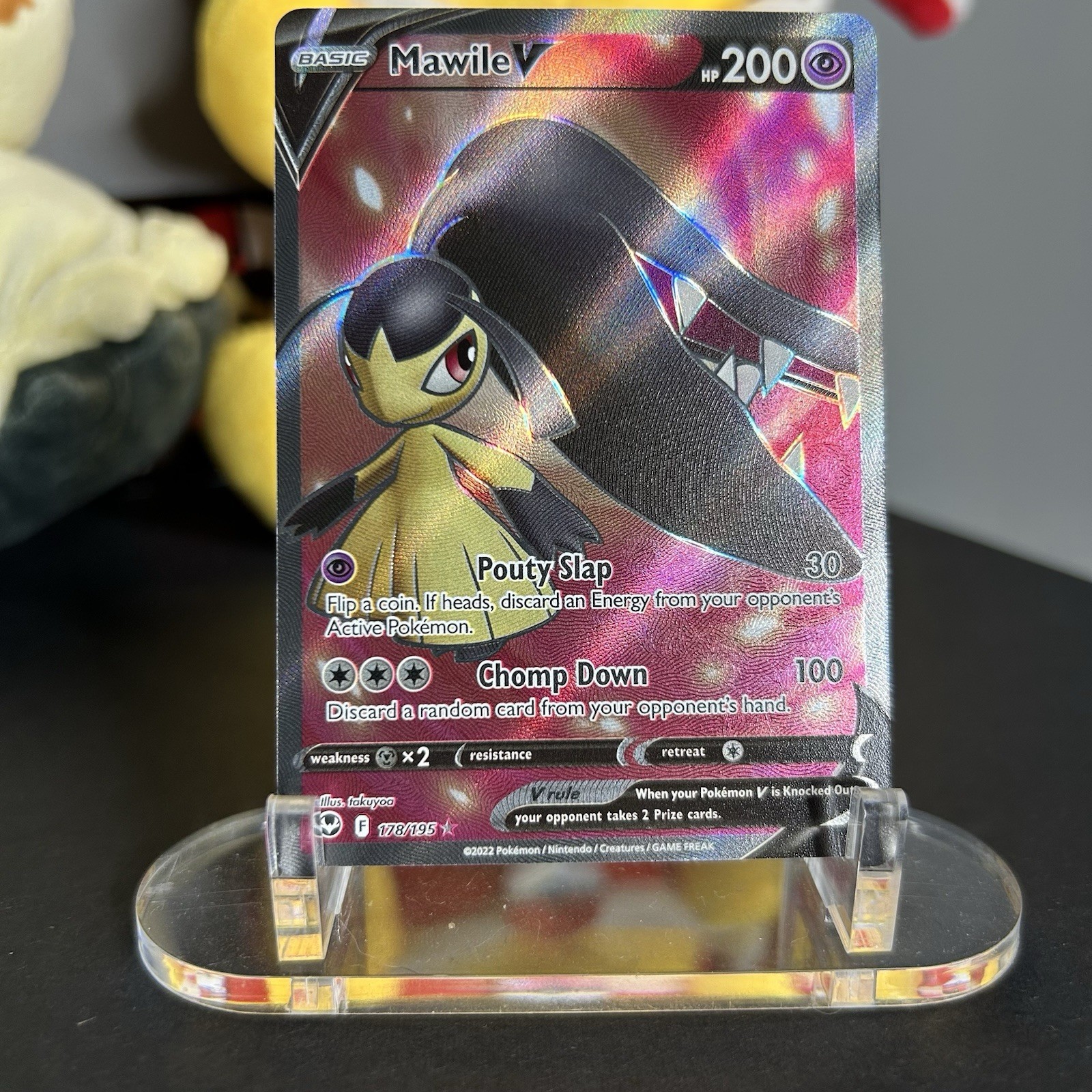 Mawile V (Full Art) #178/195 Silver Tempest NM