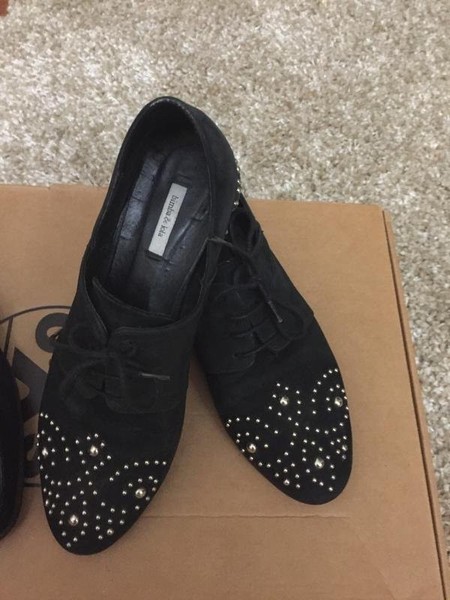 Women Bimba y lola Oxford Black Suede 37