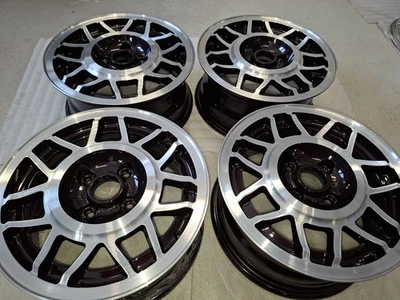 Avus Snowflake Felgen Dark Burgundy Lc3u Golf1 Scirocco Aufbereitet - Bild 1 von 4
