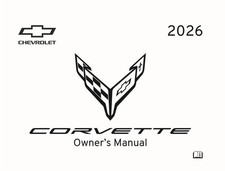 2026 Chevrolet Corvette Owners Manual User Guide