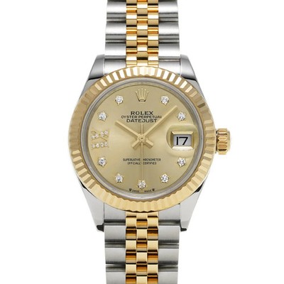Rolex Lady Datejust 28 2020 279173G Automatic 28mm Champagne Dial #WW965