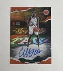 2025 Topps Chrome McDonald's All American Caleb Wilson #WT-CW Orange /15 RC Auto