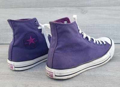 Converse Chuck Taylor All Star High Top Sneakers Purple Mens 7.5 Womens 9.5