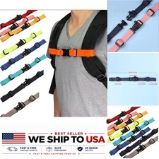 Tactical Backpack Strap Harness Adjustable Chest Bag Strap for Outdoor Camping