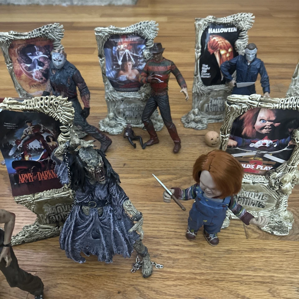 McFarlane Movie Maniacs 1998 ¡Lote de 10! Ash, Krueg, Jas, Psycho, Chuckie y más! Foto 3 de 4