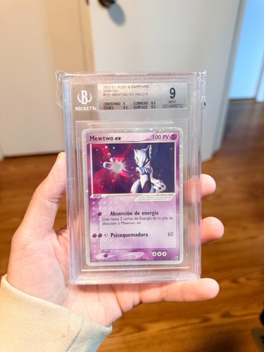 Mewtwo ex graded BGS 9 for sale on eBay
