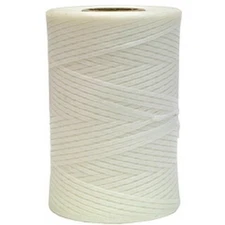 250 yards, Wax Lacing Cord Nylon, White 0.121" for Binding Wiring Harnesses, 