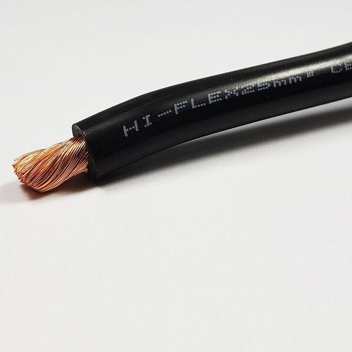 Flexible PVC Battery Welding Cable Black 110 - 500 A Amps Lengths 1 - 100M M Car - Picture 8 of 28