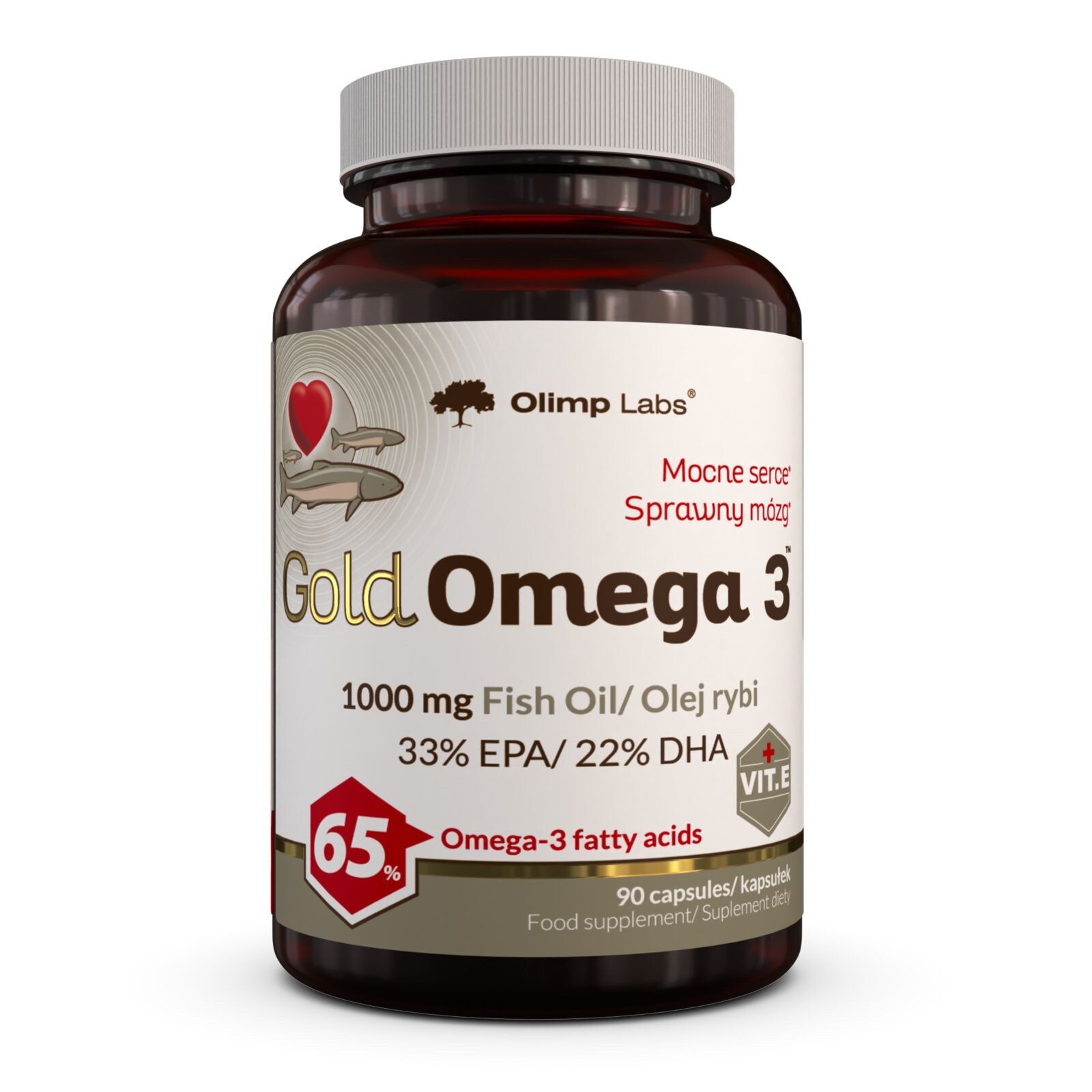 OLIMP GOLD OMEGA 3 FISH OIL FATTY ACIDS EPA DHA 90 CAPS