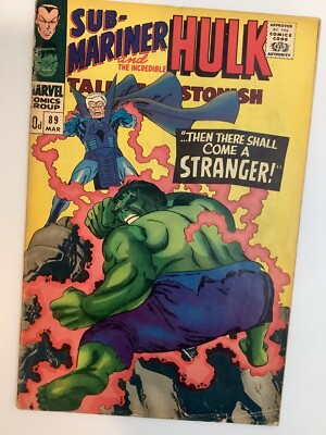 Tales To Astonish #89 (1966) Sub-Mariner/Hulk - Stan Lee/Gil Kane (Good)