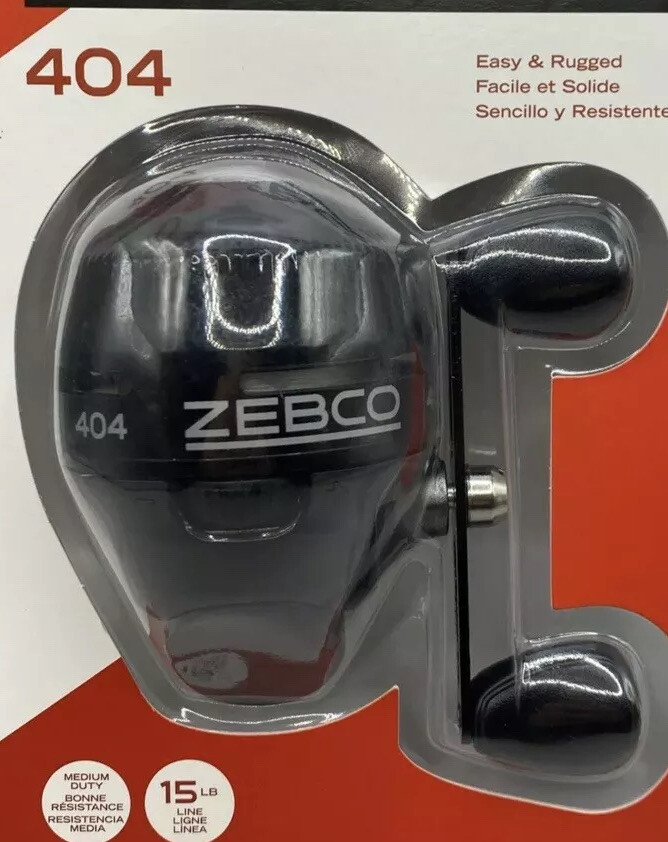 Moulinet Zebco 404 Spincast – Robuste, Pré-monté Avec 230 Yd De Nylon 14 Lb (occasion)