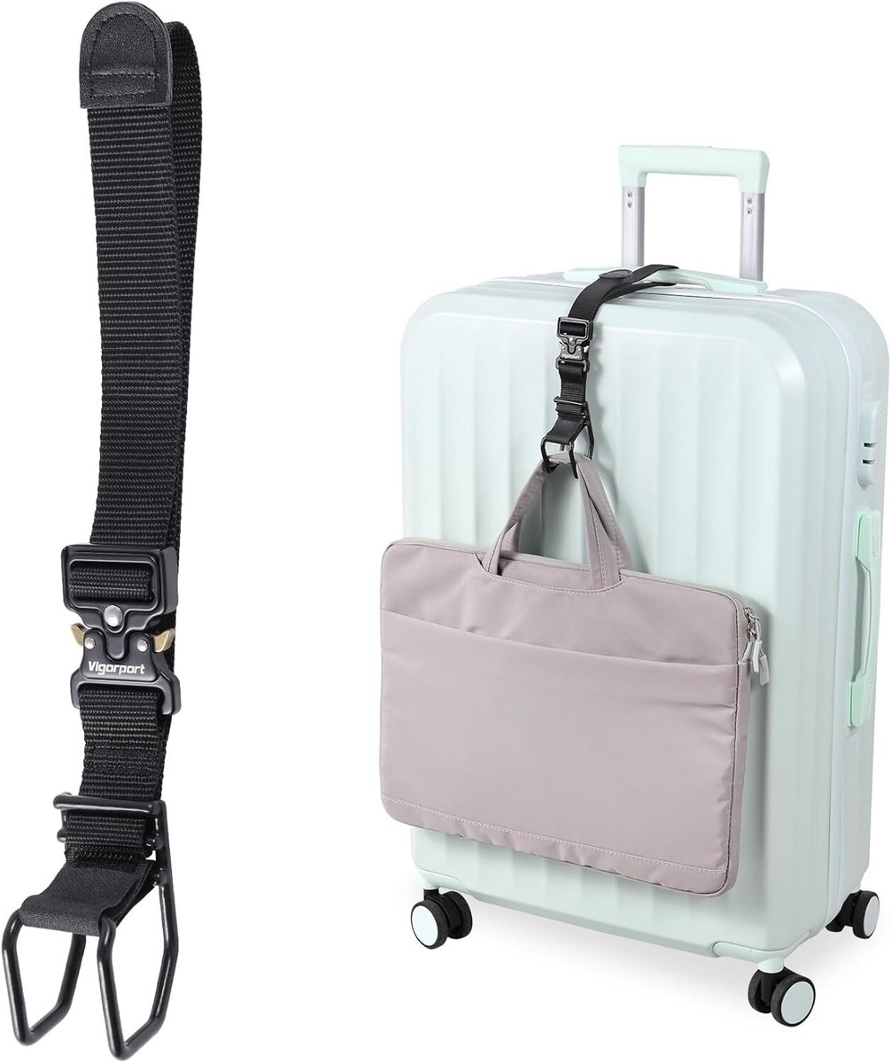 Vigorport Luggage Hook Strap, J for Add a Small size/Metal buckle