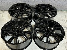 22 Gloss Black Wheels Rims Fit Jeep Grand Cherokee Durango 22x9 5x127 Set 4 22 Gloss Black Wheels Rims Fit Jeep Grand Cherokee Durango 22x9 5x127 Set 4
