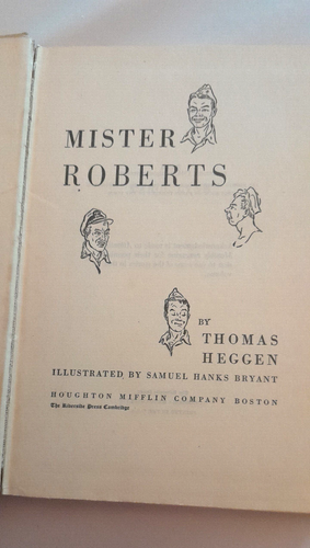 1946 hc MISTER ROBERTS - WWII PACIFIC - TRUE STORY - SCARCE vg w/mylar cover - Picture 2 of 9
