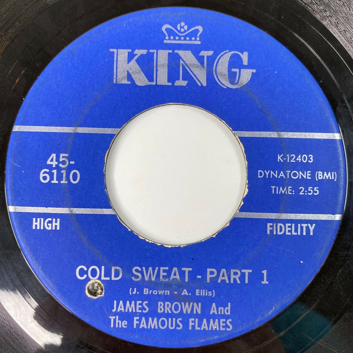 James Brown and the Famous Flames Cold Sweat Parts I and II James Brown and the Famous Flames Cold Sweat Parts I and II