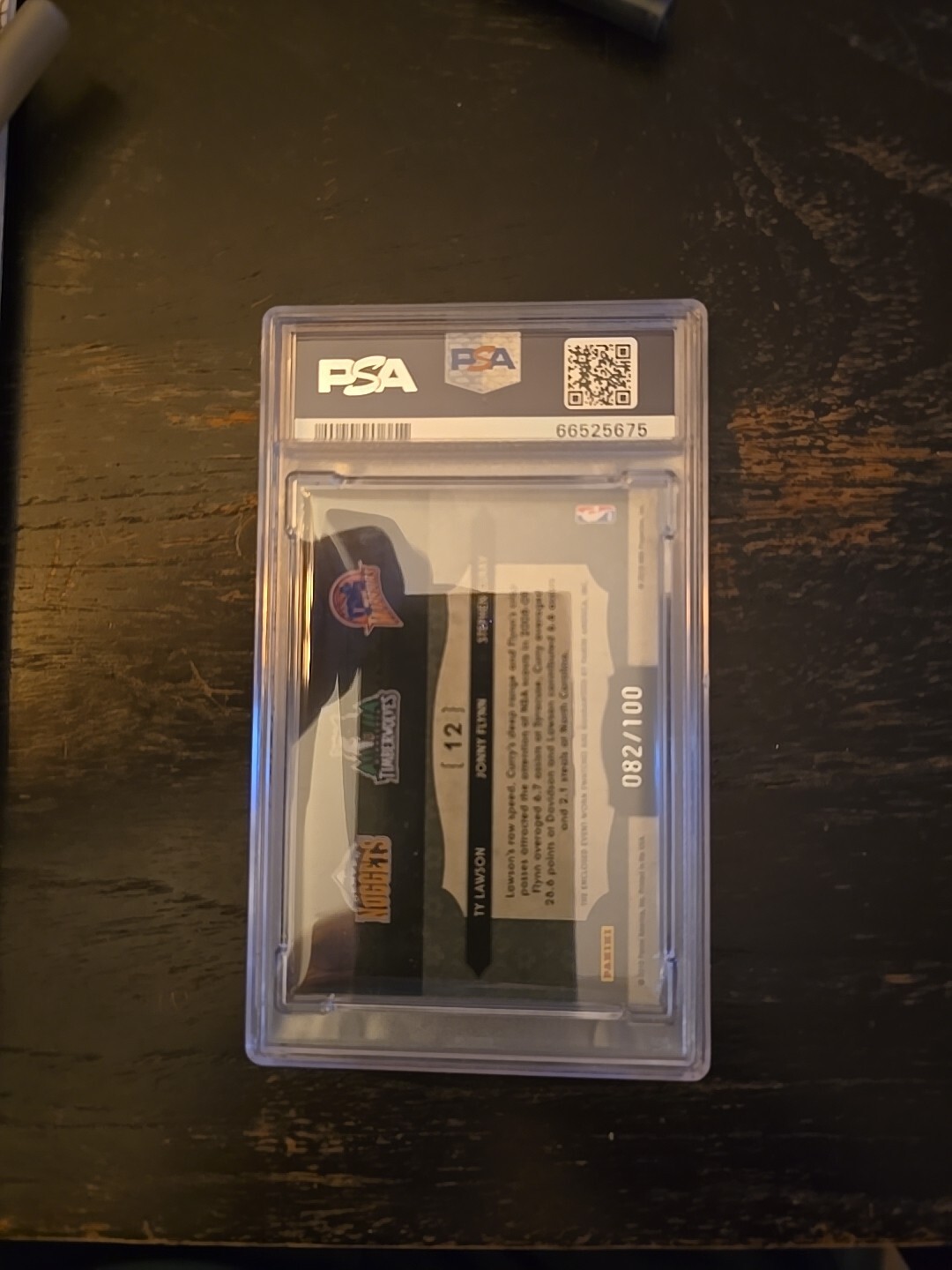 Steph Curry RC SP /100 PSA 6 POP 1 EX-MT Rookie Card RARE Swatches Worn 2010 ! view 3