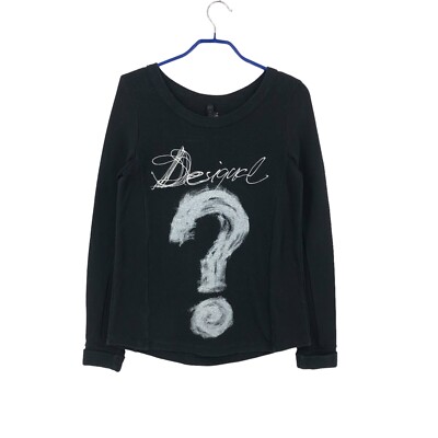 Pull Desigual Homme - Taille M - Multicolore Graphique - Coton - Occasion Très Bon état