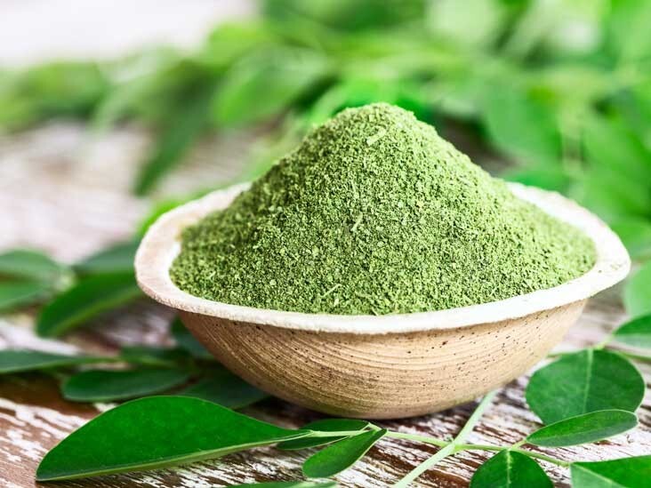 100 % Pure Organic Moringa Powder - Drumstick Leaf Powder Good For Hair & Skin