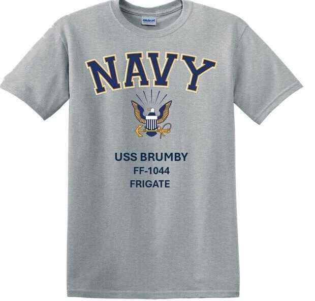 USS GARCIA   FF-1040* FRIGATE *EAGLE*SHIRT. OFFICIALLY LICENSED