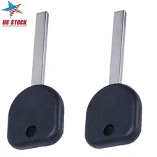 2 Replacement Transponder Chip Key Uncut Blade Blank B119-PT For Chevy ID 46