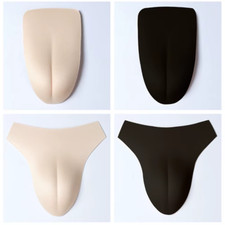 Fake Vagina Underwear Control False Panty Gaff Insert Padded Panties D 