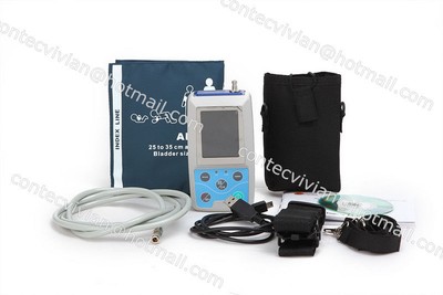 ABPM50 Ambulatory Blood Pressure monitor Machine Upper Arm NIBP Cuff+PC Software
