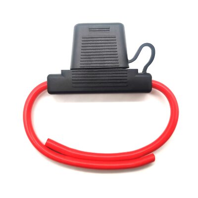 Waterproof Inline Fuse Holder for Maxi Fuse Up to 100A 8 Gauge AWG Wire UL 10...