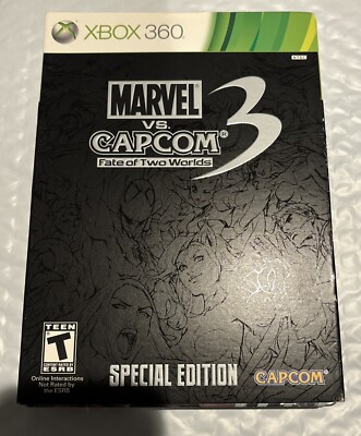 Marvel vs Capcom 3 Fate of Two Worlds Special Edition Microsoft Xbox 360 Sealed