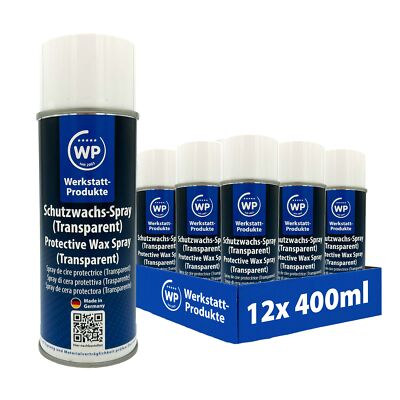12x WP Schutz Wachs Spray Motorraumwachs Versiegelung 400ml