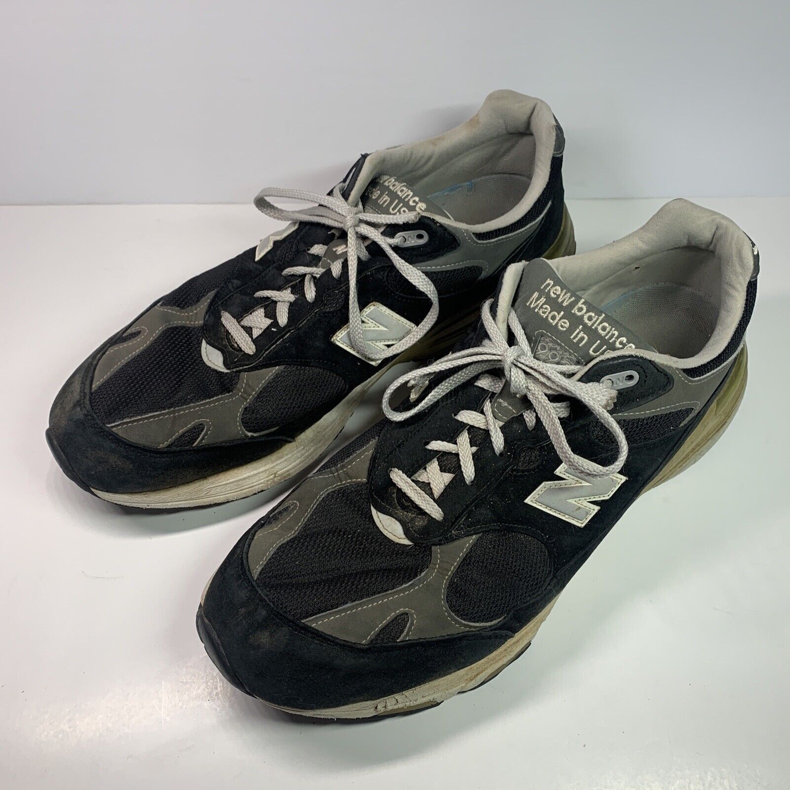 Mismo Redondo realeza New Balance 993 Running Shoes Black US 14 EE 2E Made In USA MR993BK | eBay