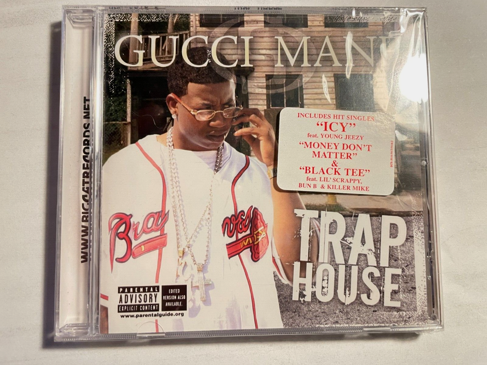 GUCCI MANE  ~  TRAP HOUSE ~ 😒 New cd Explicit Lyrics 1st pressing promo Rare
