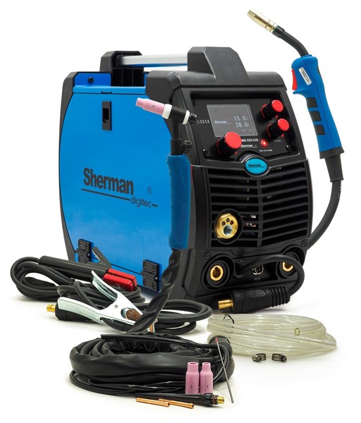 Sherman™ Lcd Mig/Mag Wig SchweißGeräT 200Amp Synergie+Manuell 3In1 Inverter Flux-image