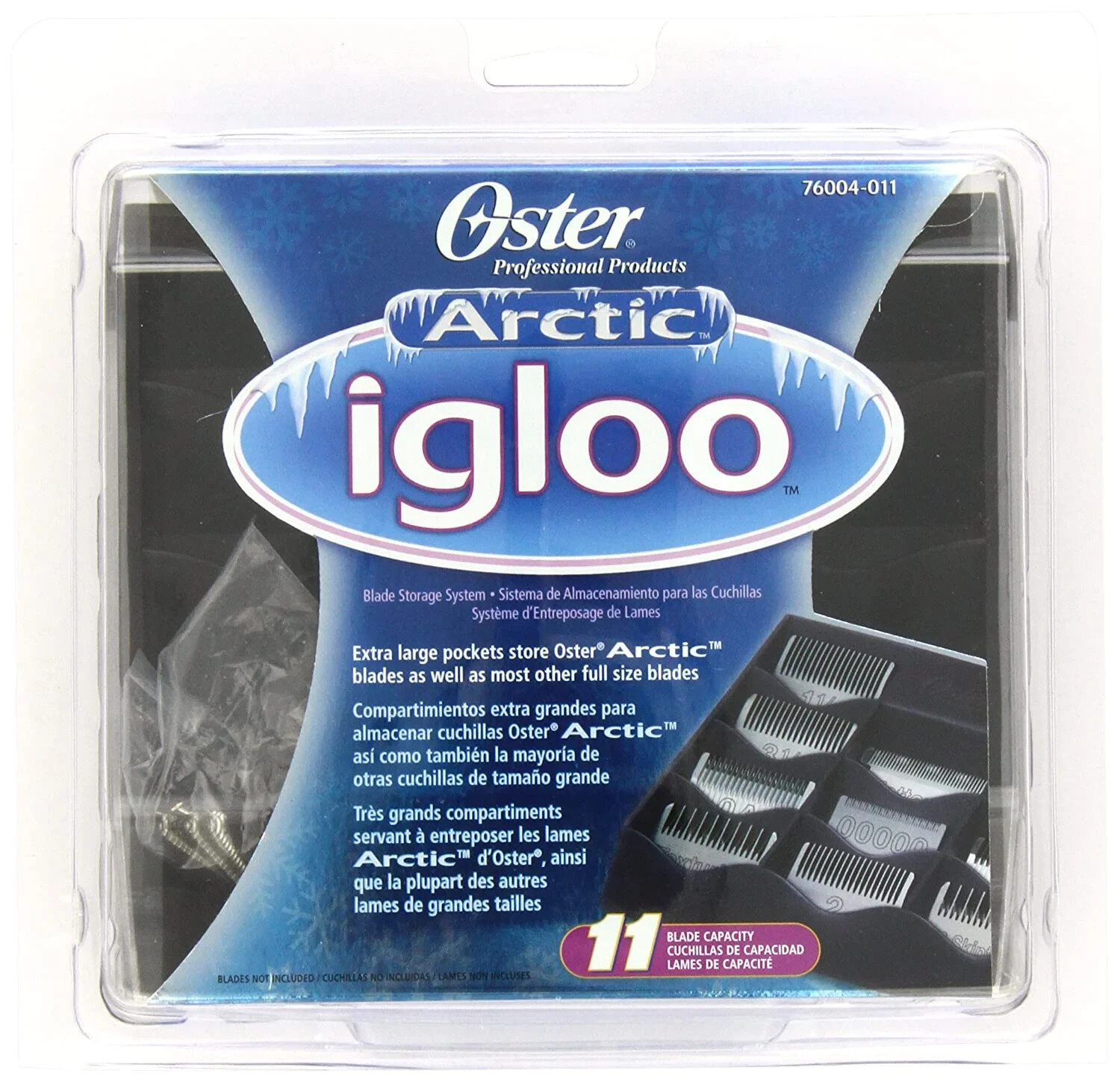 Oster Professional Arctic Igloo Clipper Blade Storage System Case Box 76004-011